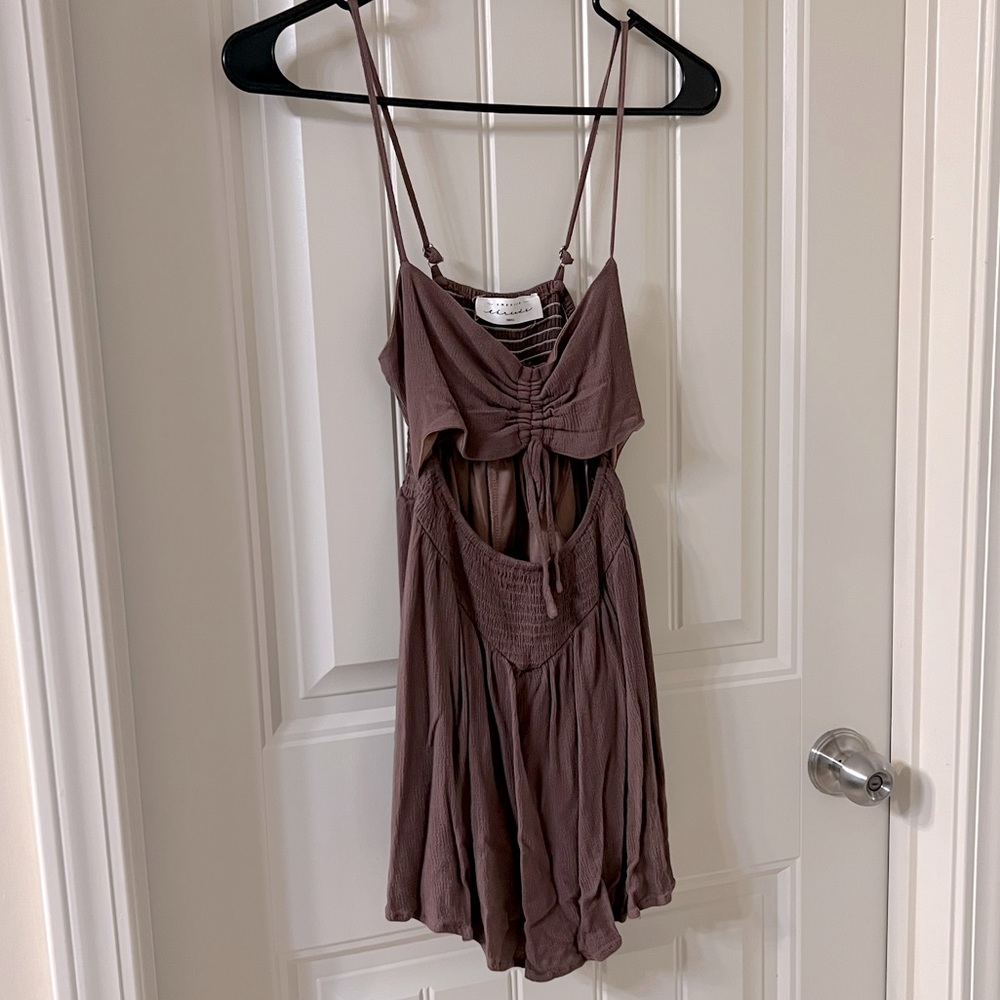 American Threads Brown Romper Size Small